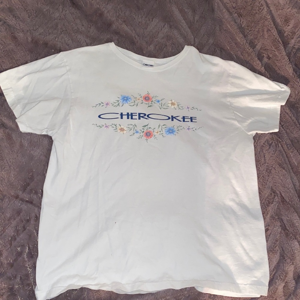 Cherokee floral T-shirt - Picture 1 of 2